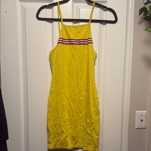 Yellow Striped Dress